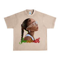 French Oak juneteenth black woman Urban Heavy Tee - texasbilliewilder