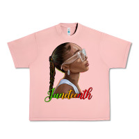 Salmon juneteenth black woman Urban Heavy Tee - texasbilliewilder