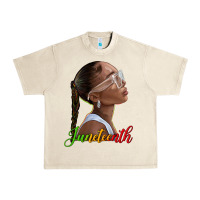 Sandshell juneteenth black woman Urban Heavy Tee - texasbilliewilder