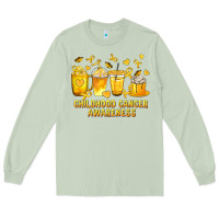 Childhood Cancer Awareness Coffee Cups Long Sleeve Tee | Teevron
