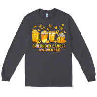 Smoke Childhood Cancer Awareness Coffee Cups Long Sleeve Tee - texasbilliewilder