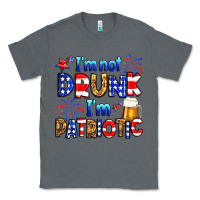 Charcoal Heather I'm not drunk I'm patriotic Classic Tee - Neo Western