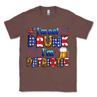 Chestnut I'm not drunk I'm patriotic Classic Tee - Neo Western