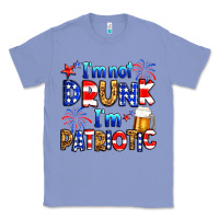 Colony Blue I'm not drunk I'm patriotic Classic Tee - Neo Western