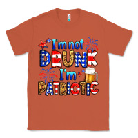 Copper I'm not drunk I'm patriotic Classic Tee - Neo Western