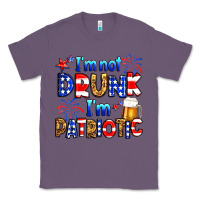 Lavender I'm not drunk I'm patriotic Classic Tee - Neo Western