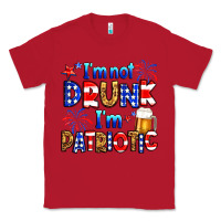 Red I'm not drunk I'm patriotic Classic Tee - Neo Western