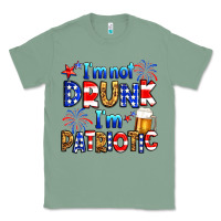 Sage I'm not drunk I'm patriotic Classic Tee - Neo Western