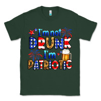 Sports Green I'm not drunk I'm patriotic Classic Tee - Neo Western