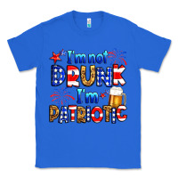 True Royal I'm not drunk I'm patriotic Classic Tee - Neo Western