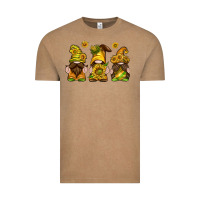 Vintage Coffee sunflower gnomies Vintage Tee - texasbilliewilder