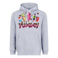 Heather Grey yummy Heavyweight Hoodie - AdoDesignShop
