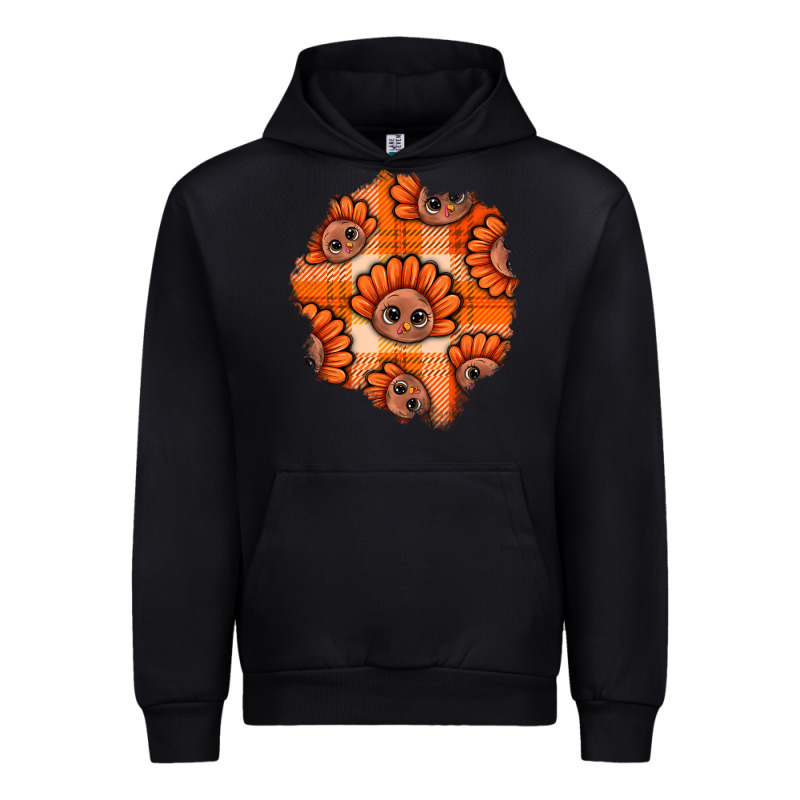 Thanksgiving Turkey With Tartan Patch Urban Hoodie by BundleAndBundleShop | Teevron