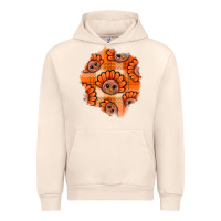Sandshell Thanksgiving Turkey With Tartan Patch Urban Hoodie - BundleAndBundleShop