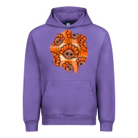 Tulip Thanksgiving Turkey With Tartan Patch Urban Hoodie - BundleAndBundleShop