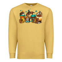 Antique Gold rodeo coffee Premium Sweatshirt - Jasminsmagicworld