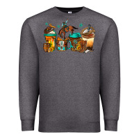 Charcoal Heather rodeo coffee Premium Sweatshirt - Jasminsmagicworld