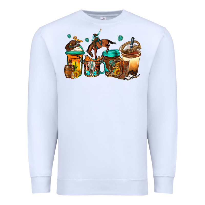 Rodeo Coffee Premium Sweatshirt by Jasminsmagicworld | Teevron