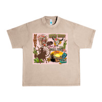 French Oak wild west western Urban Heavy Tee - Zillion Design Studio