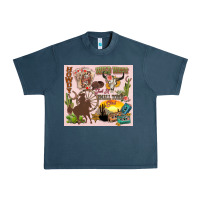 Midnight Navy wild west western Urban Heavy Tee - Zillion Design Studio