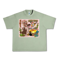 Oil Green wild west western Urban Heavy Tee - Zillion Design Studio