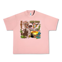 Salmon wild west western Urban Heavy Tee - Zillion Design Studio