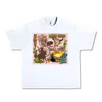 White wild west western Urban Heavy Tee - Zillion Design Studio