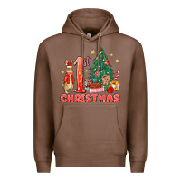 Chestnut red christmas bunny 1st christmas Premium Hoodie - MaliasSmallBusiness