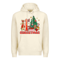 Sandshell red christmas bunny 1st christmas Premium Hoodie - MaliasSmallBusiness