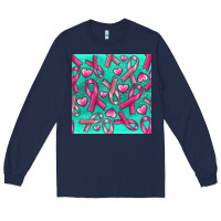 Cancer Ribbon With Heart Long Sleeve Tee | Teevron