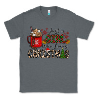 Charcoal Heather just a girl who loves christmas Classic Tee - CowhideDigitalArt