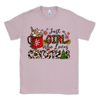 Lilac just a girl who loves christmas Classic Tee - CowhideDigitalArt