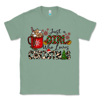 Sage just a girl who loves christmas Classic Tee - CowhideDigitalArt