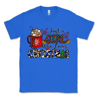 True Royal just a girl who loves christmas Classic Tee - CowhideDigitalArt
