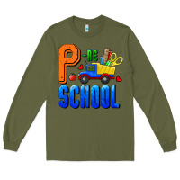 Army Green p re school Long Sleeve Tee - RanaPortraitStore