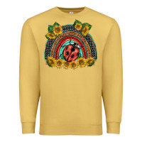 Antique Gold ladybuy  rainbow Premium Sweatshirt - BarkalooDesign