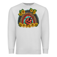 Dove Grey ladybuy  rainbow Premium Sweatshirt - BarkalooDesign