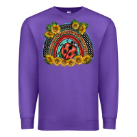 Purple ladybuy  rainbow Premium Sweatshirt - BarkalooDesign