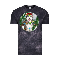 Cloud Black husky and farm ornament Vintage Tee - RanaPortraitStore
