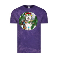 Cloud Purple husky and farm ornament Vintage Tee - RanaPortraitStore