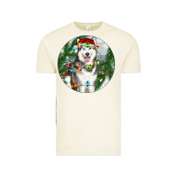 Vintage Arctic husky and farm ornament Vintage Tee - RanaPortraitStore