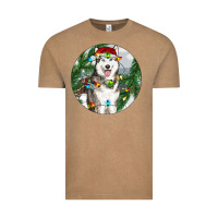 Vintage Coffee husky and farm ornament Vintage Tee - RanaPortraitStore