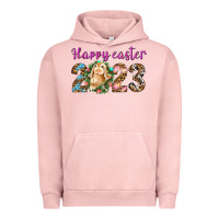 Pigment Salmon Happy Easter 2023 Urban Hoodie - BundleAndBundleShop
