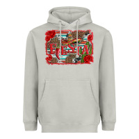 Moon Dust fiesta with sombrero background Heavyweight Hoodie - Artiststas