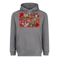 Storm fiesta with sombrero background Heavyweight Hoodie - Artiststas