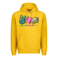 Lemon peace love art Premium Hoodie - NancyCooperArtShop