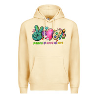 Pina Colada peace love art Premium Hoodie - NancyCooperArtShop