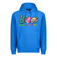 True Royal peace love art Premium Hoodie - NancyCooperArtShop