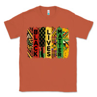 Copper junetheenth black livesmatter brush stroke Classic Tee - HRA Design Shop