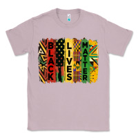 Lilac junetheenth black livesmatter brush stroke Classic Tee - HRA Design Shop